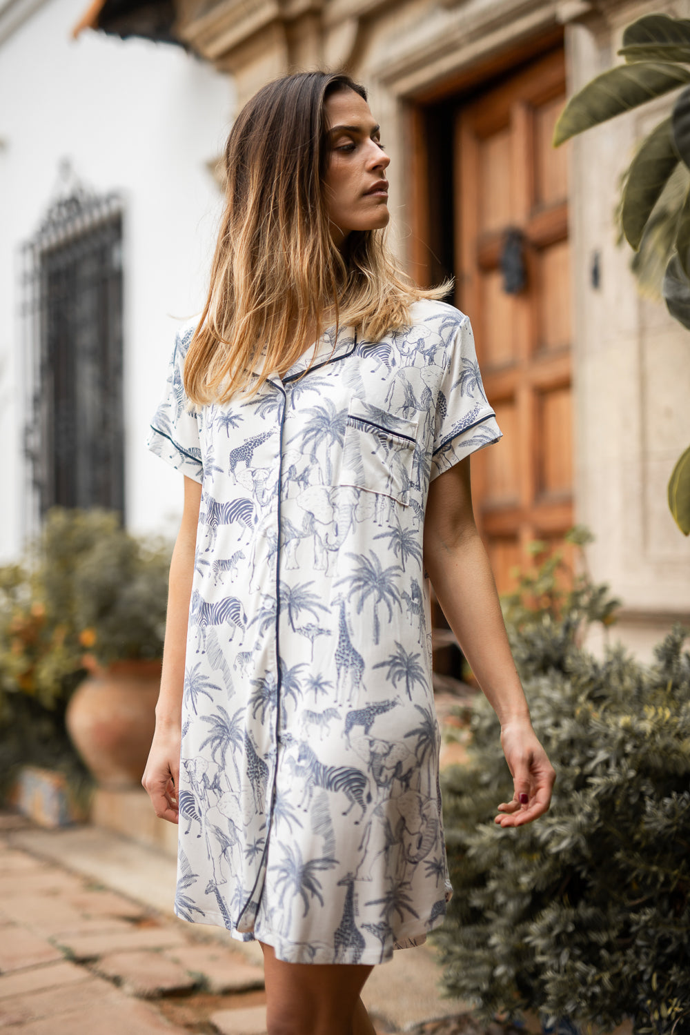 Camisa Aysha Safari ★ Algodón