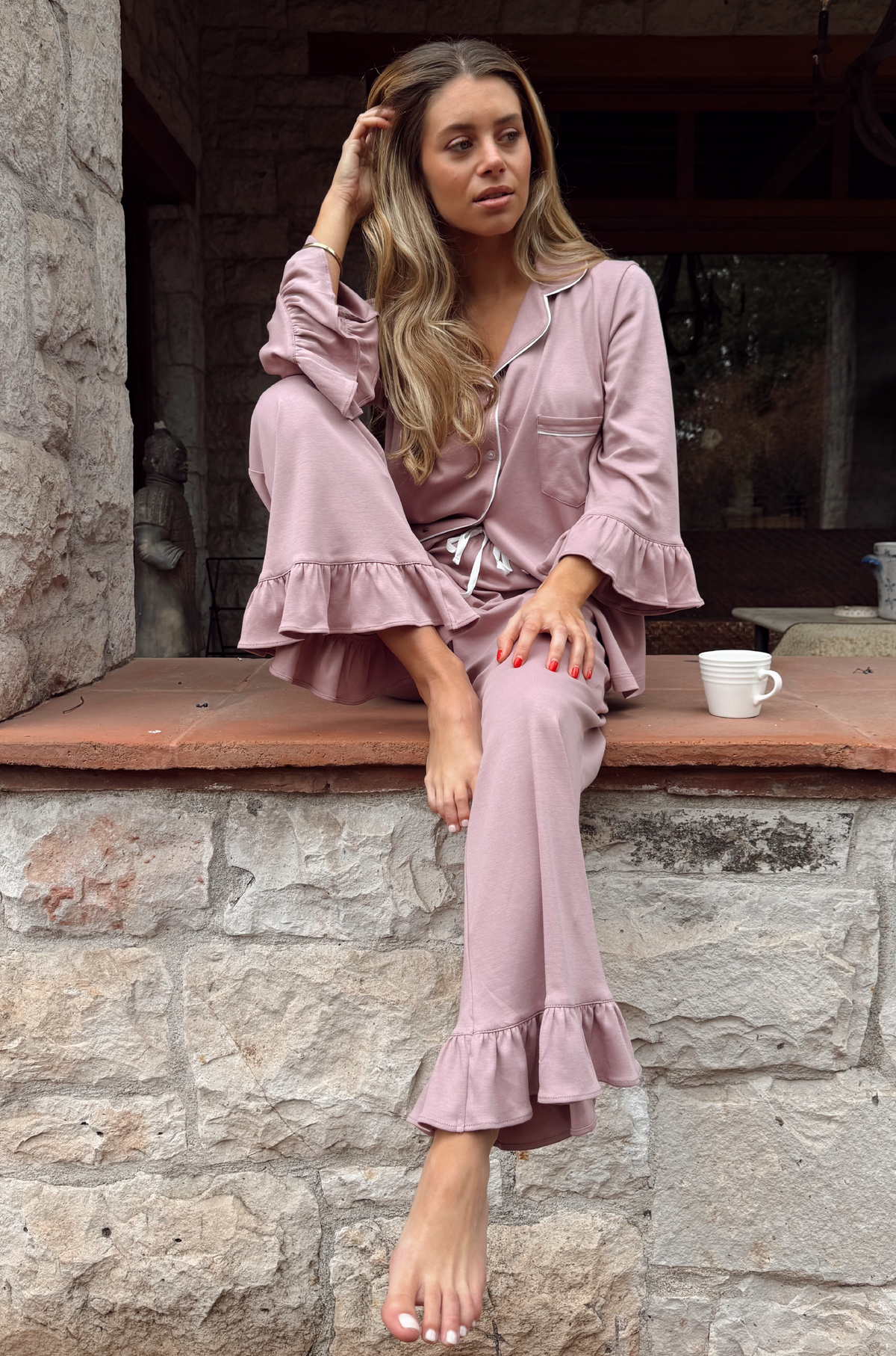 Pijama Sharma Malva ★ Algodón