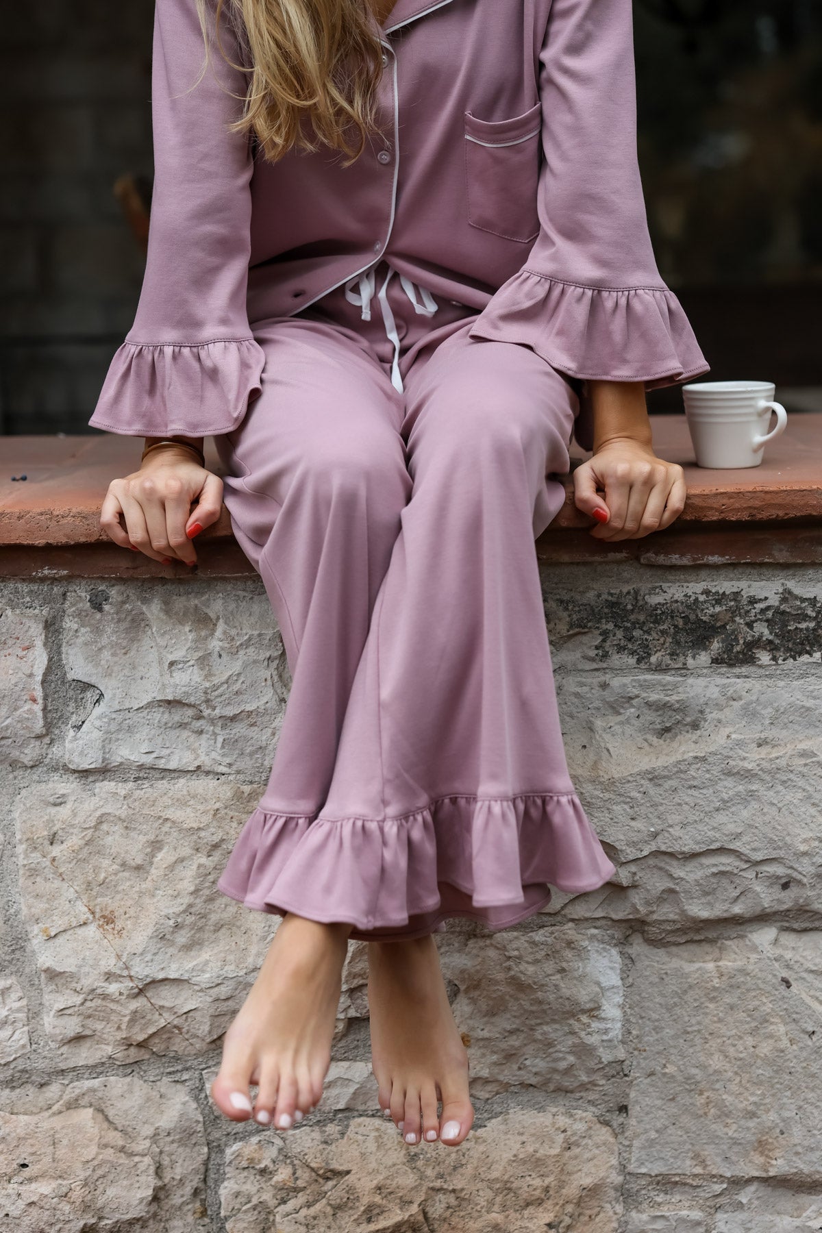 Pijama Sharma Malva ★ Algodón