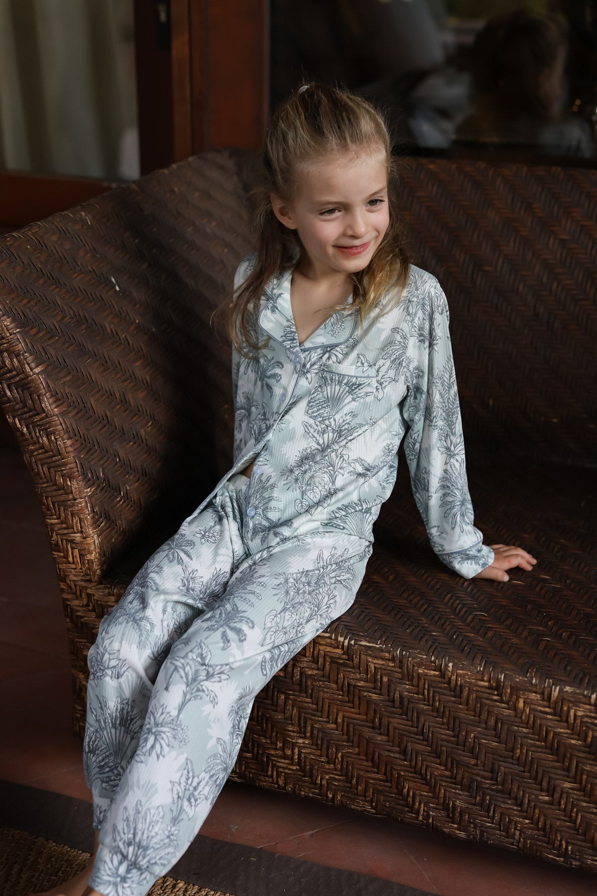 Pijama Petit Tropical Pistacho