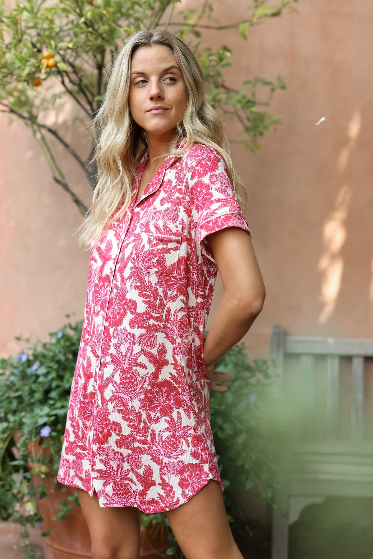 Camisa Aysha Bahari Sandia