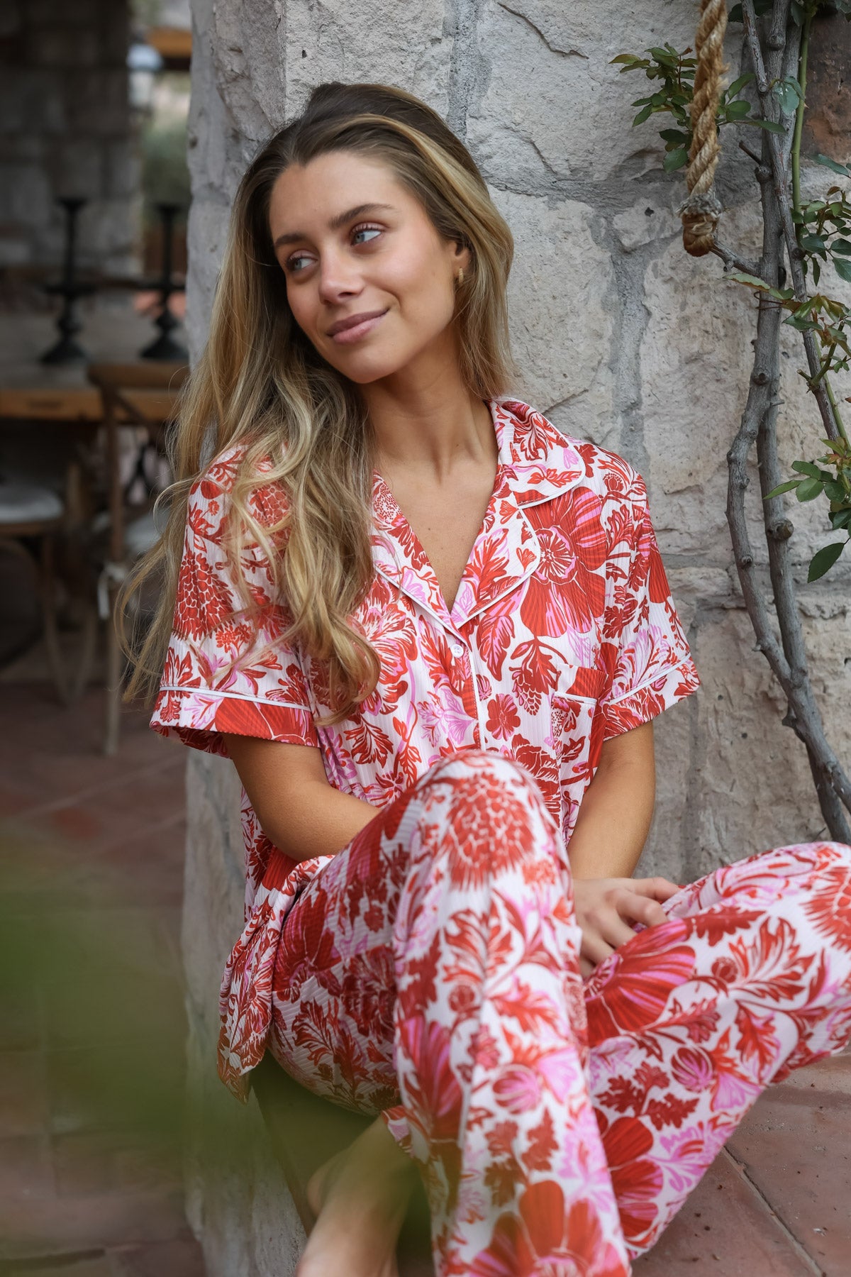 Pijama Madison Encantado Carmesi