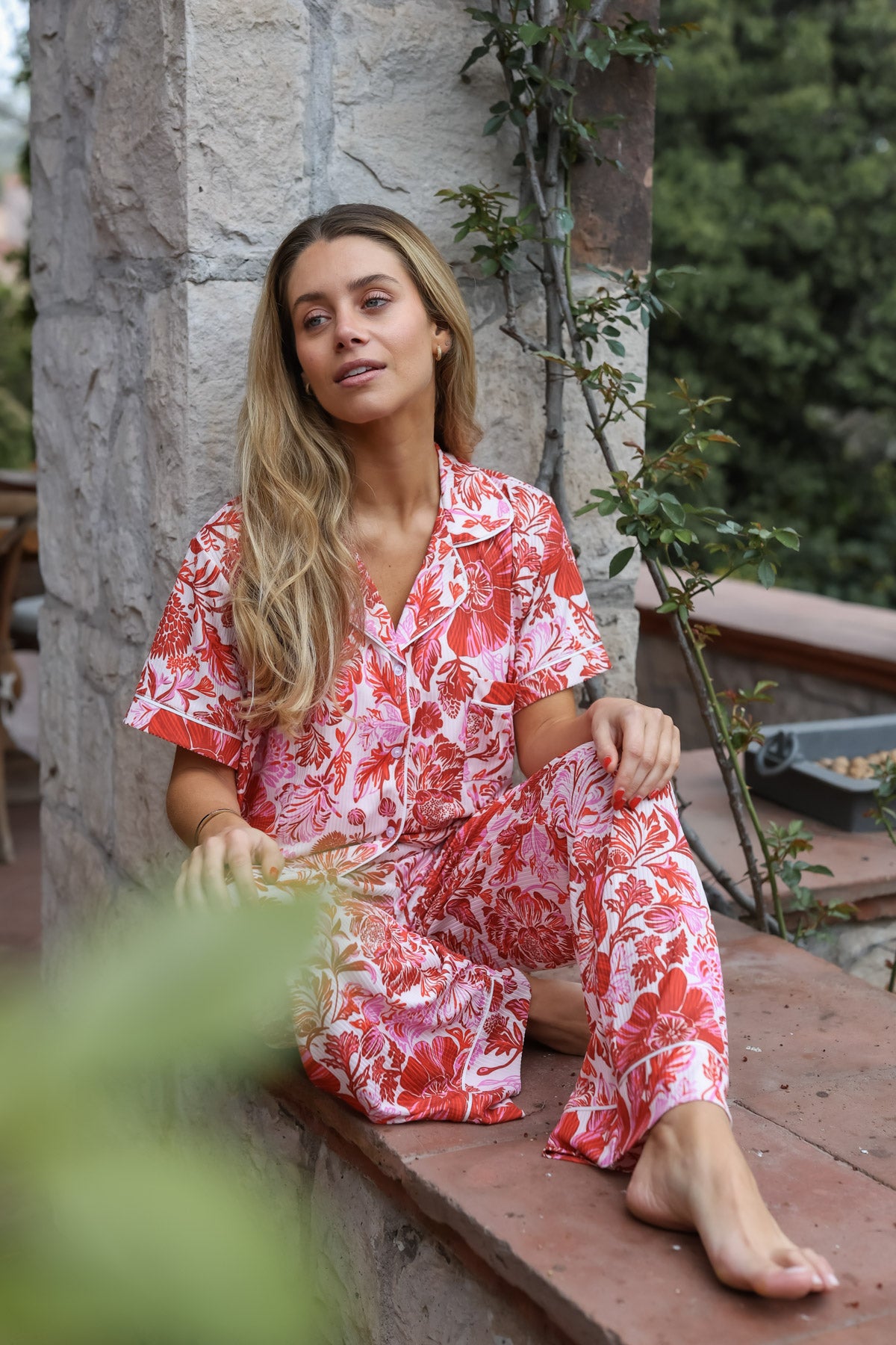 Pijama Madison Encantado Carmesi