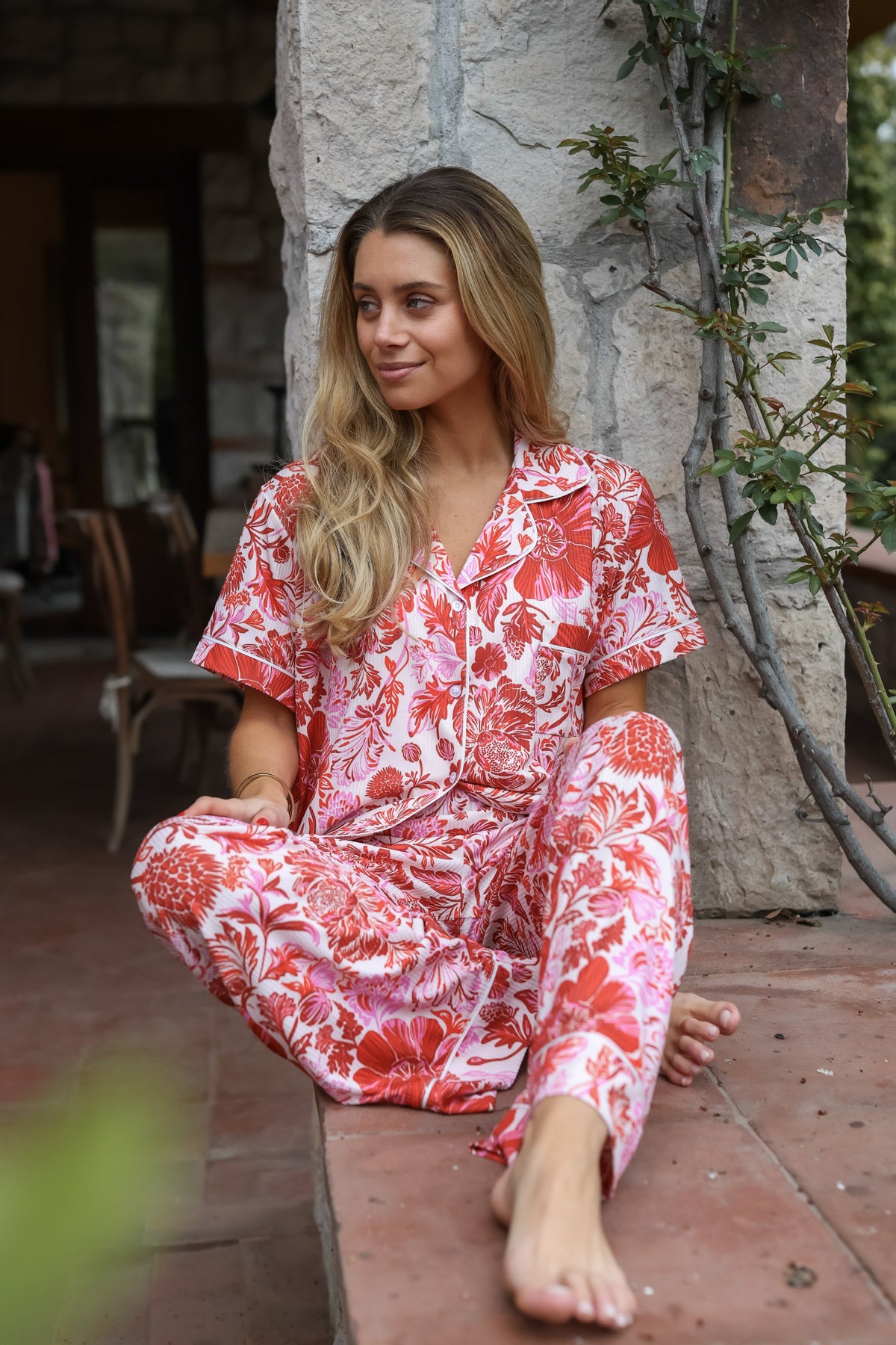 Pijama Madison Encantado Carmesi