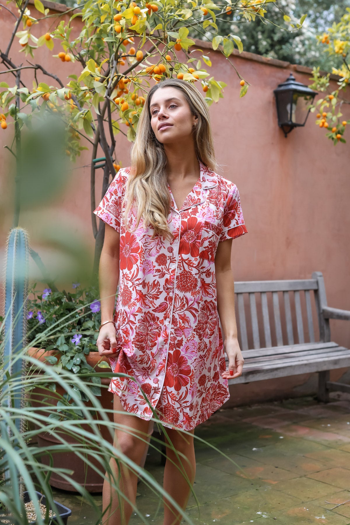 Camisa Aysha Encantado Carmesi