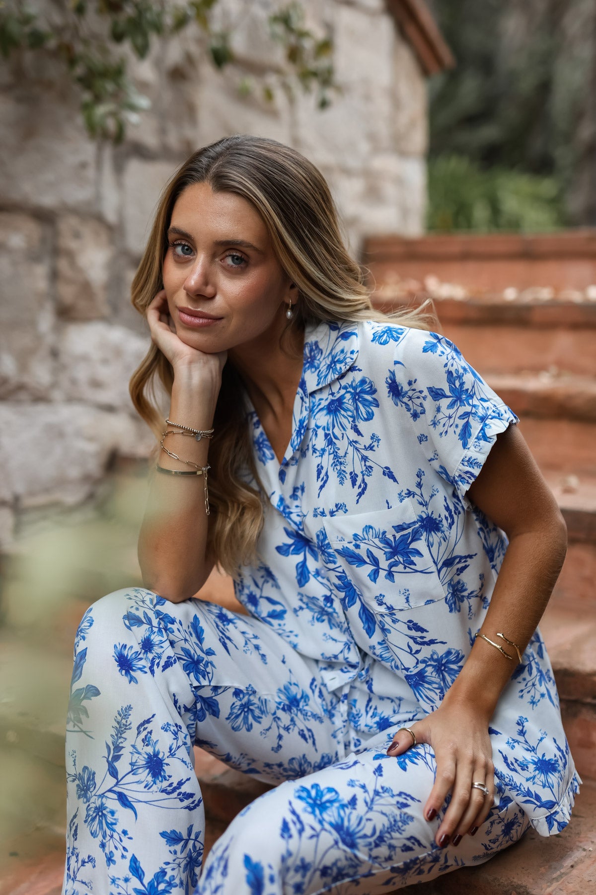 Pijama Mara Cassis Azul