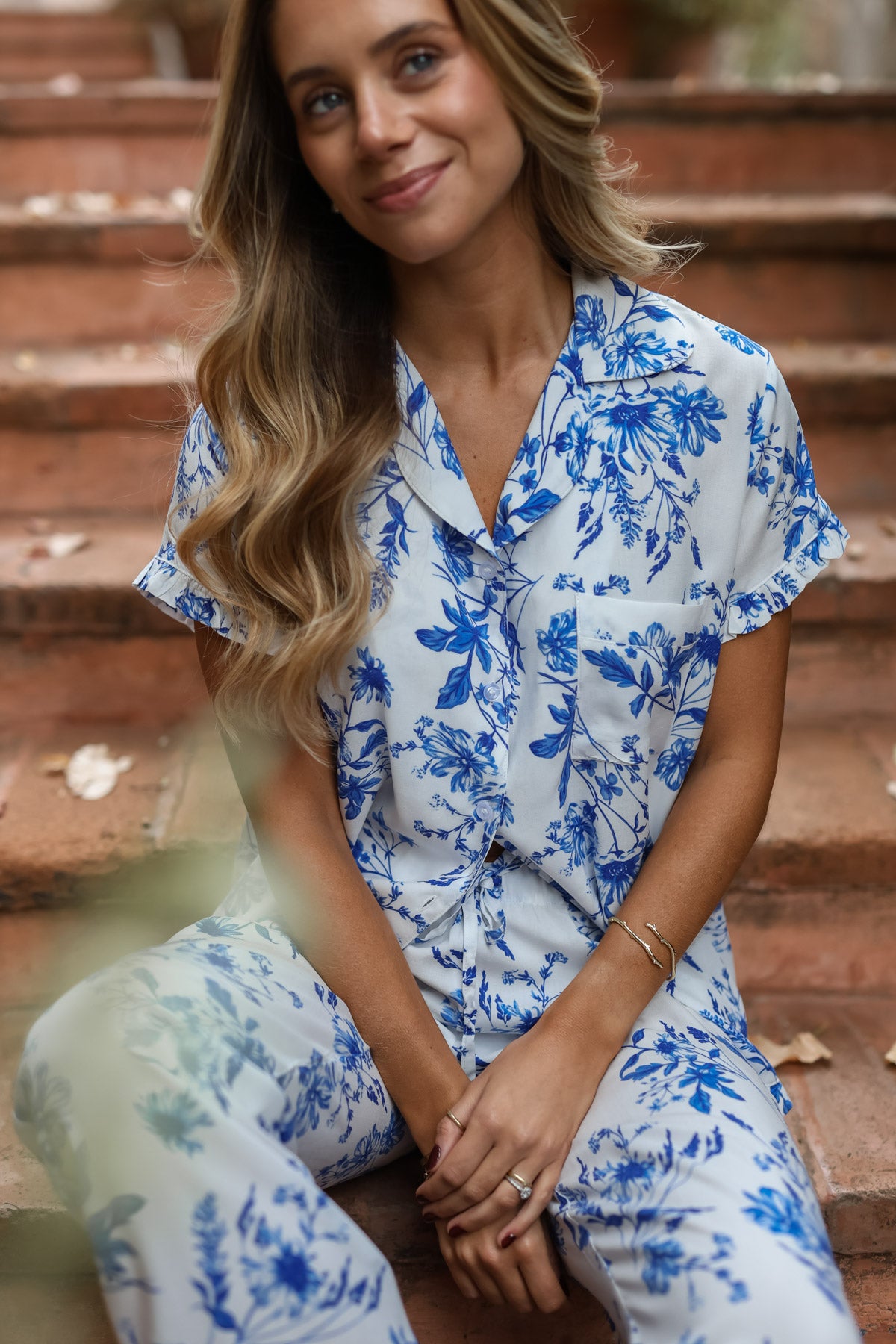 Pijama Mara Cassis Azul