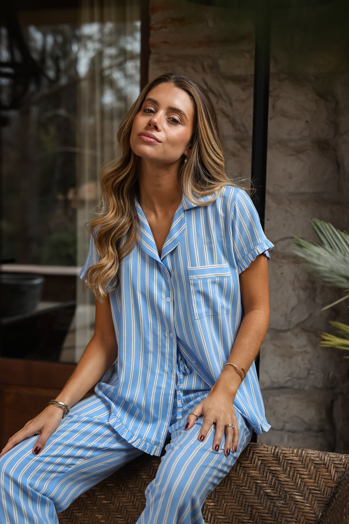 Pijama Mara Capri Cielo