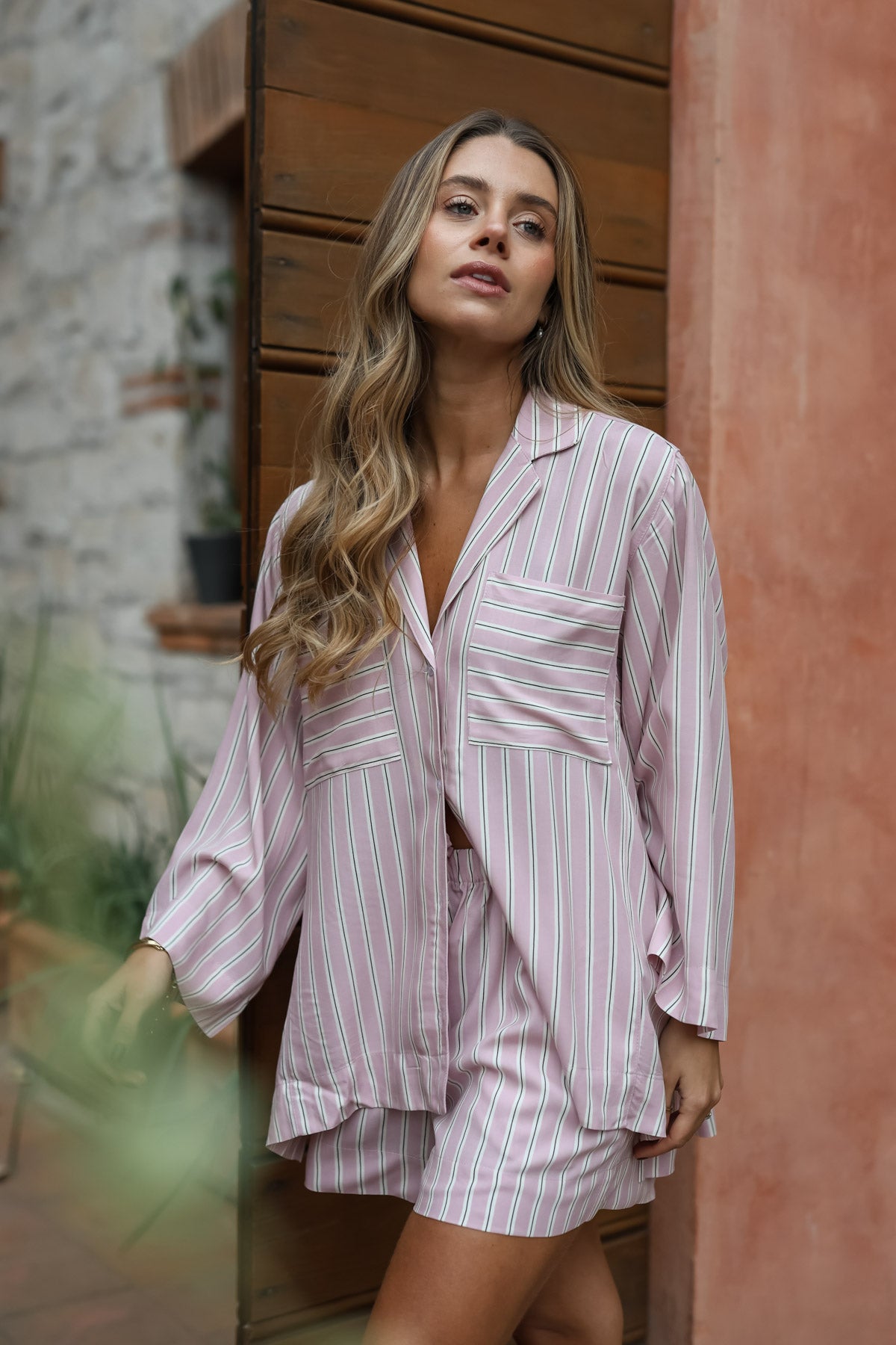 Pijama Colette Capri Rosa