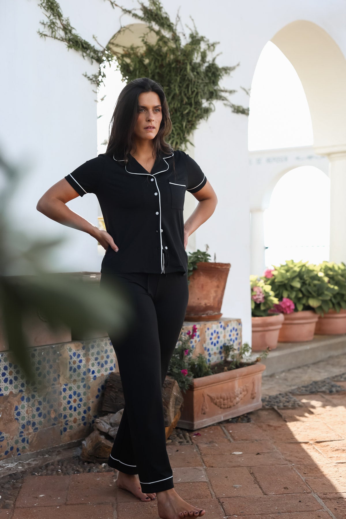 Pijama Madison Negro