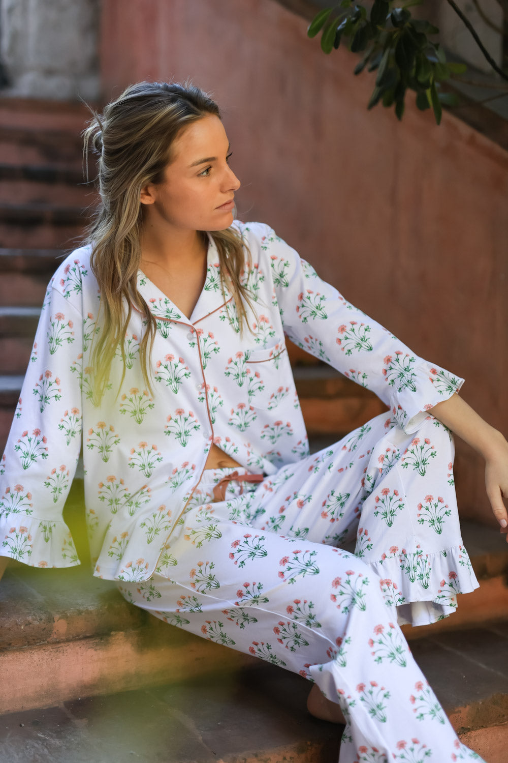 Pijama Sharma Botanico Algodón Pima