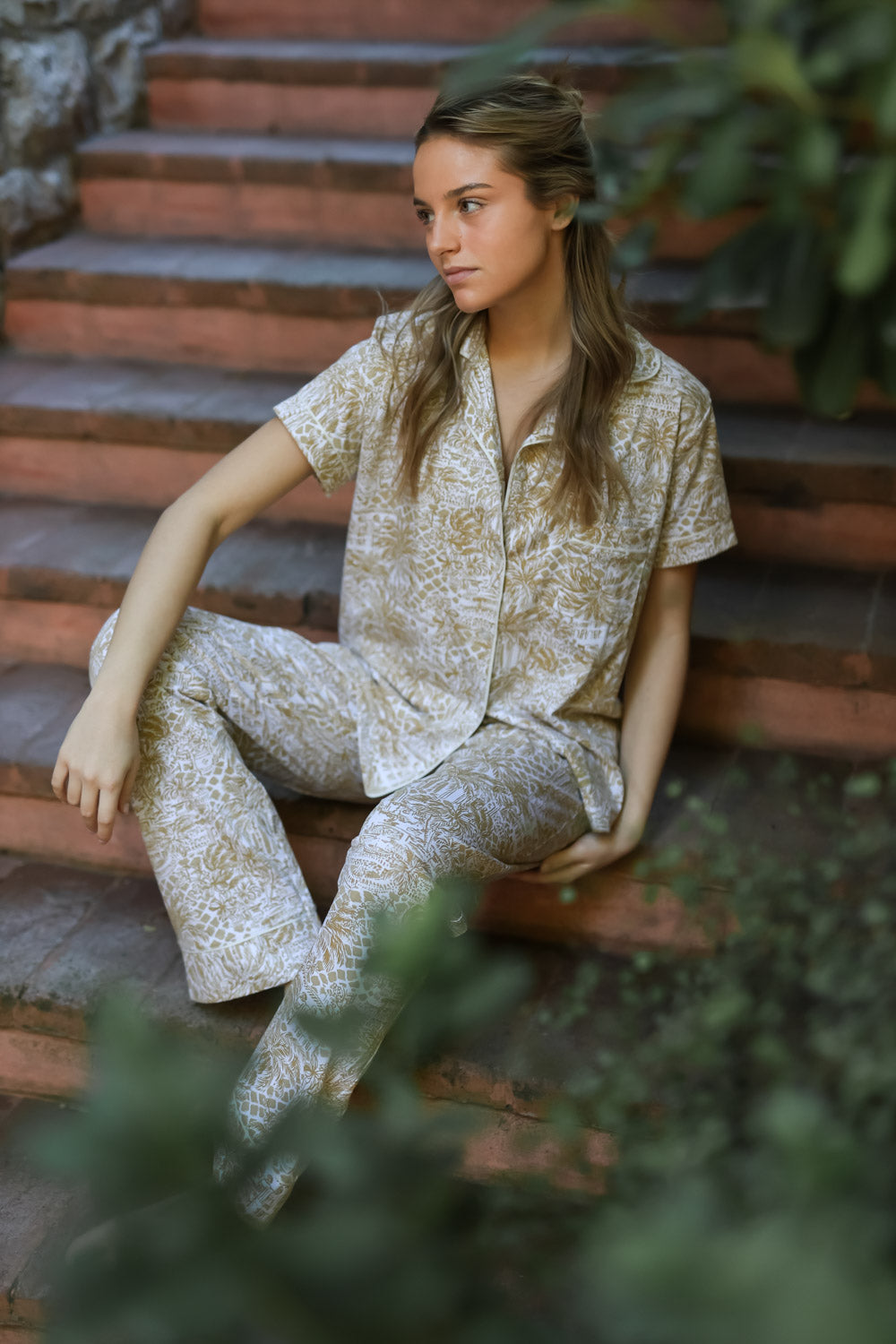 Pijama Madison Dubai Gold Algodón