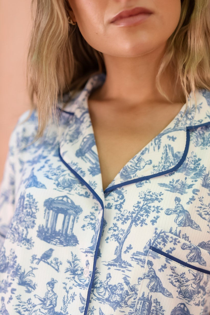 Pijama Molly Toile Cielo