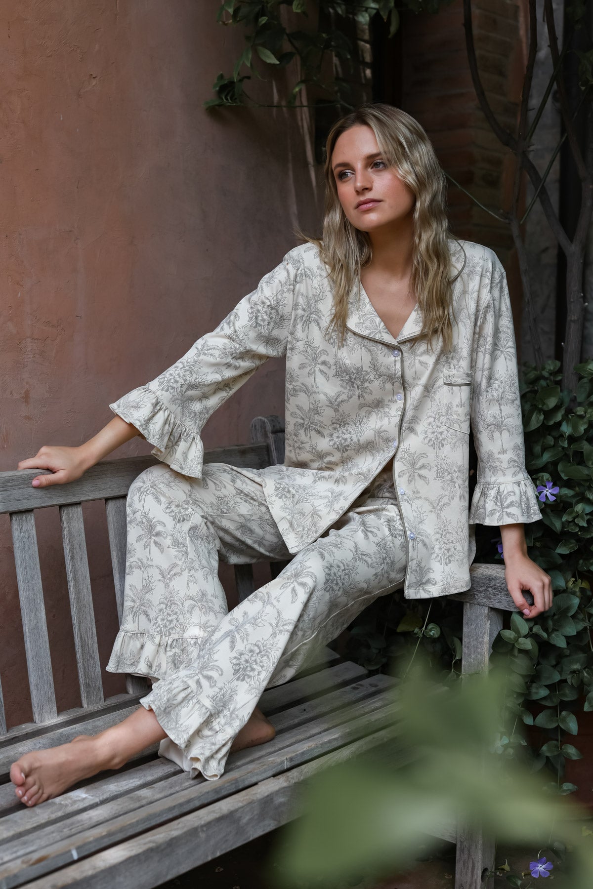 Pijama Sharma Arena Tropical ★ Algodón