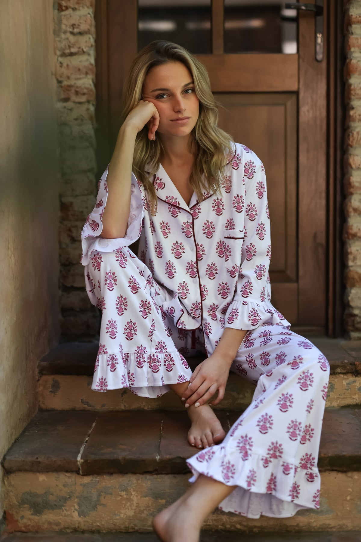 Pijama Sharma Petal  ★ 100% Algodón PIMA