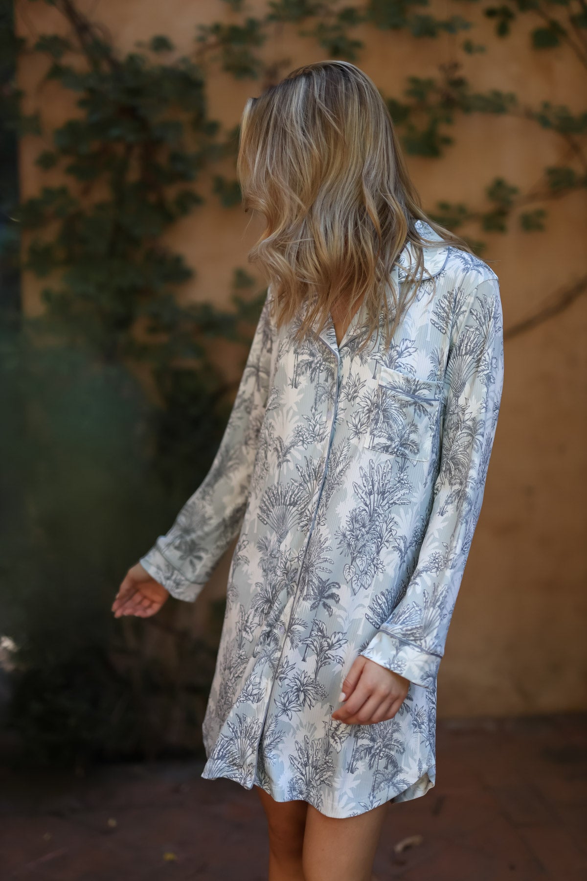 Camisa Aisha Tropical Pistacho