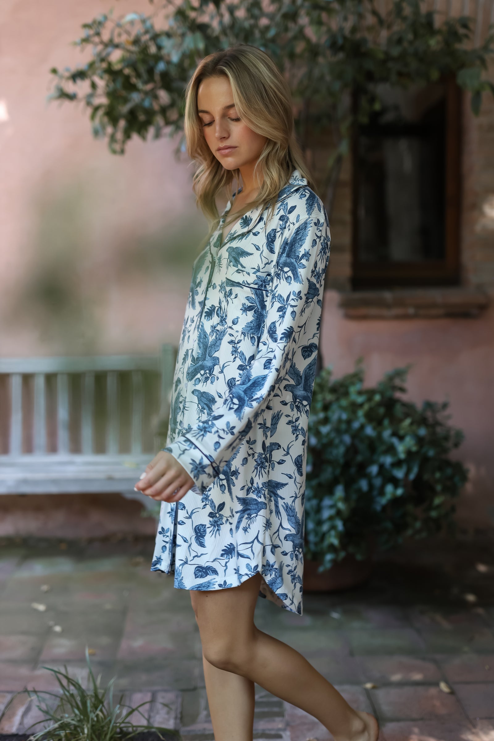 Camisa Aisha Guacamaya azul