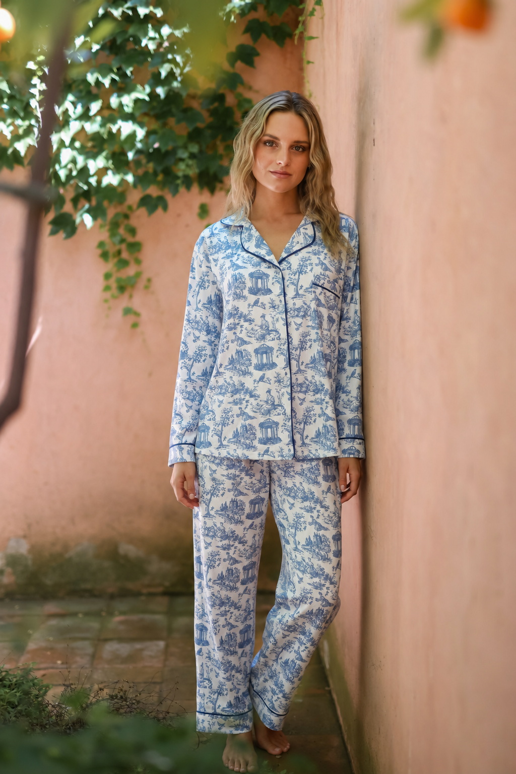 Pijama Molly Toile Cielo