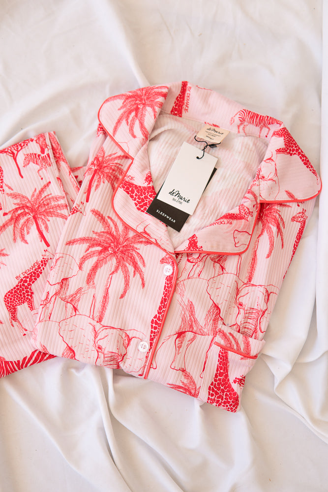 Pijama Kendall Safari Rosa